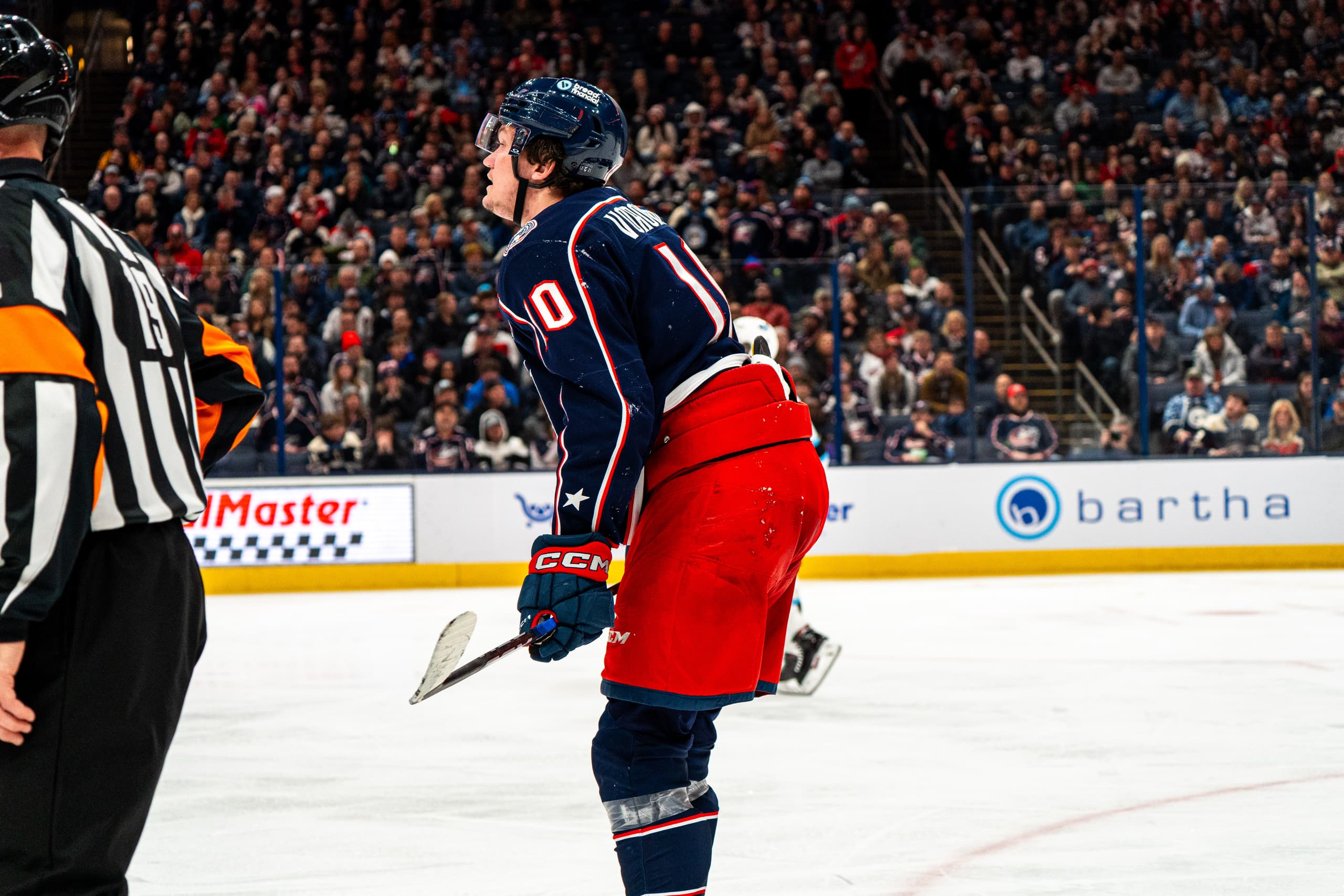Hockey at Nationwide Arena, photograph 001 by Aden Amin