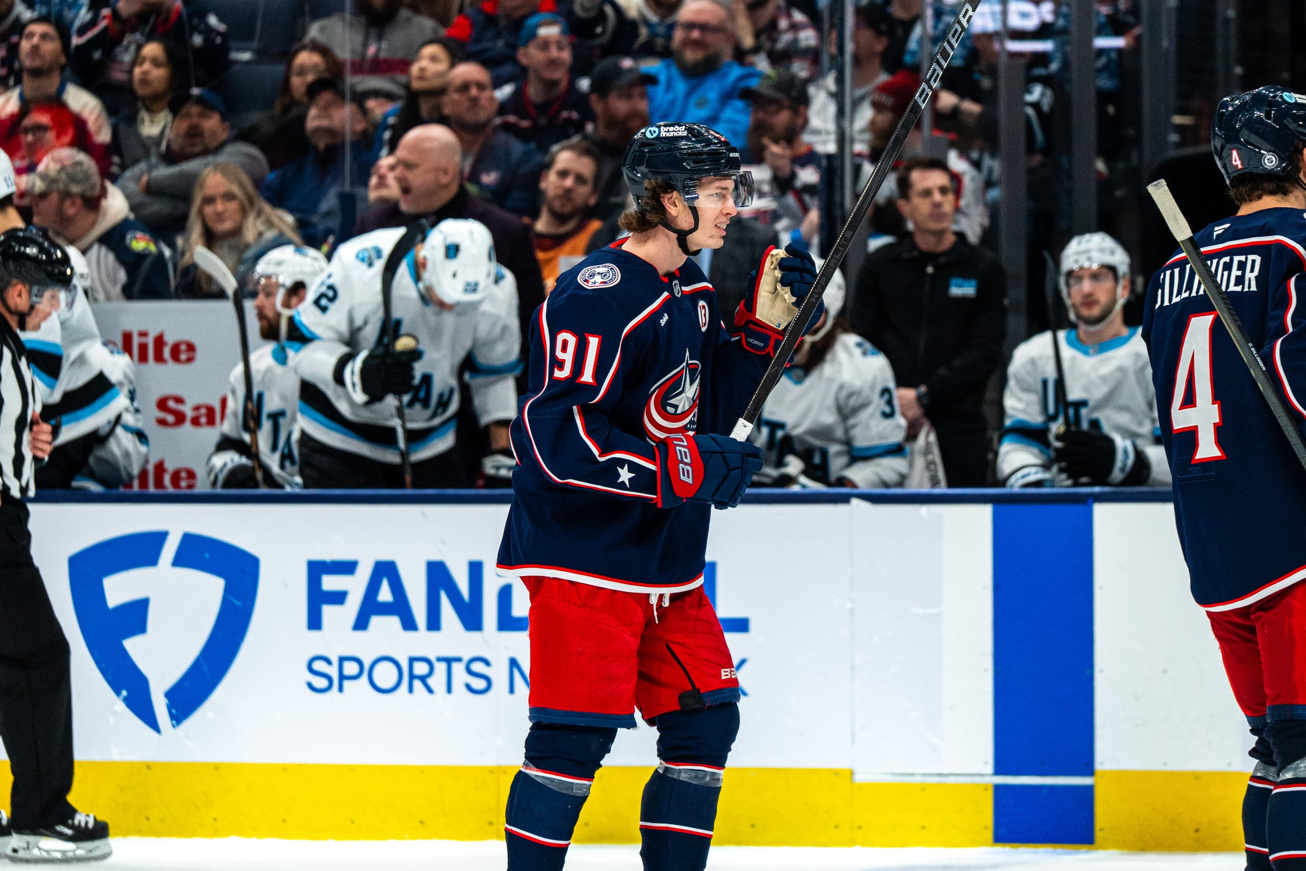 Hockey at Nationwide Arena, photograph 002 by Aden Amin