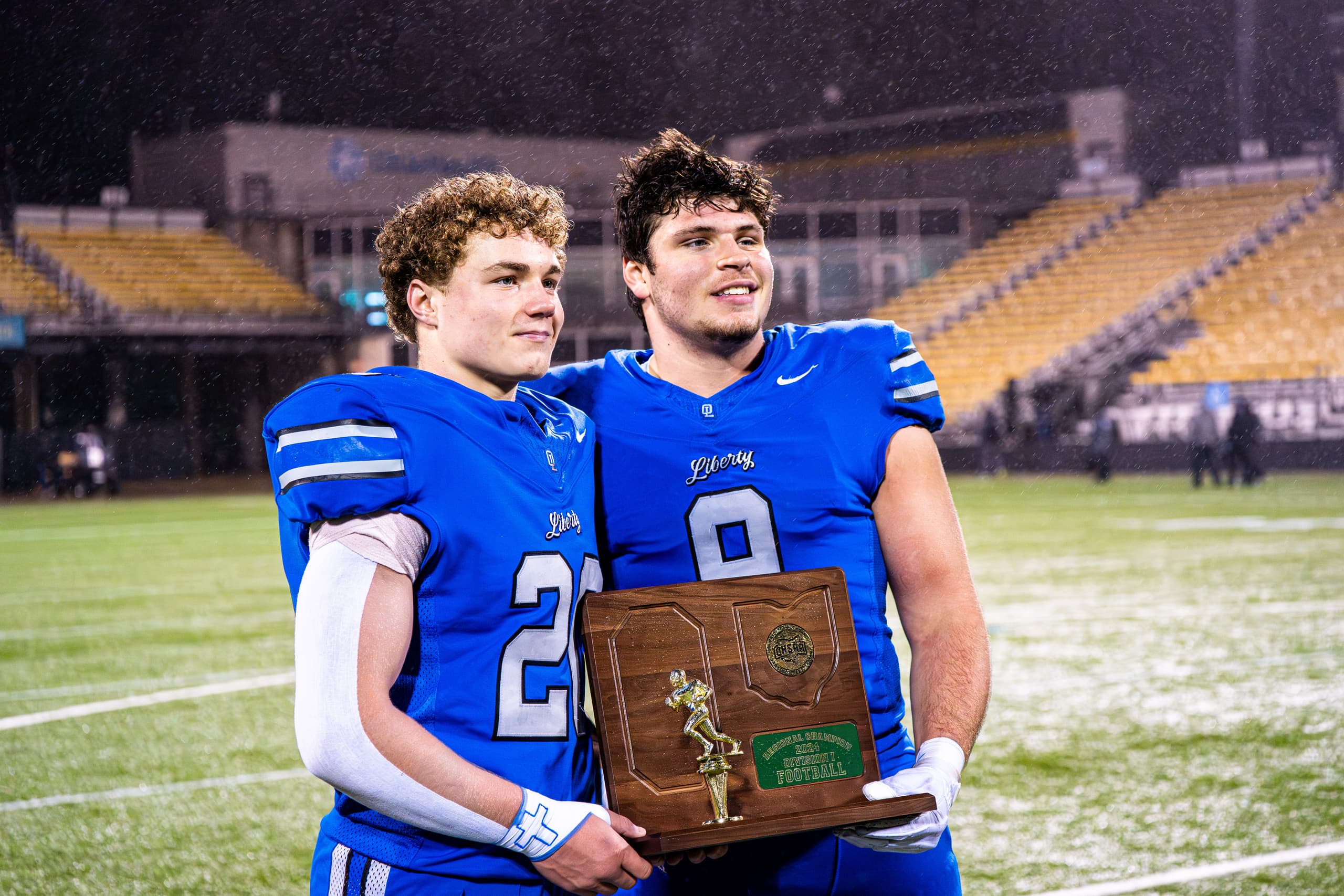 Olentangy Liberty · Football — cover photograph for The playoff run