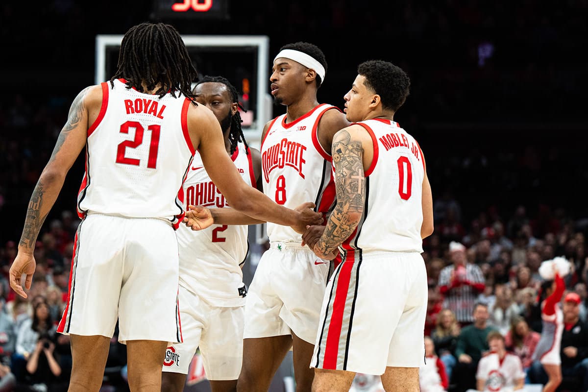Ohio State men’s basketball against Northwestern, photograph 059 by Aden Amin