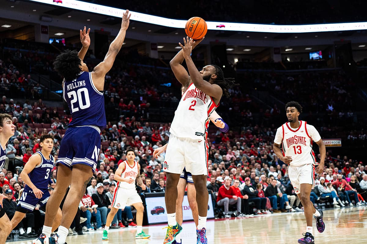 Ohio State men’s basketball against Northwestern, photograph 061 by Aden Amin