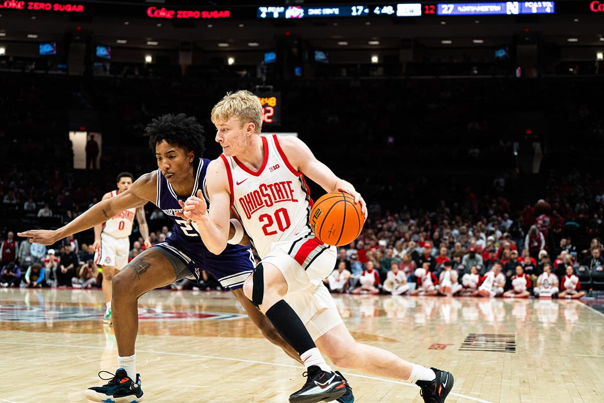 Ohio State men’s basketball against Northwestern, photograph 062 by Aden Amin