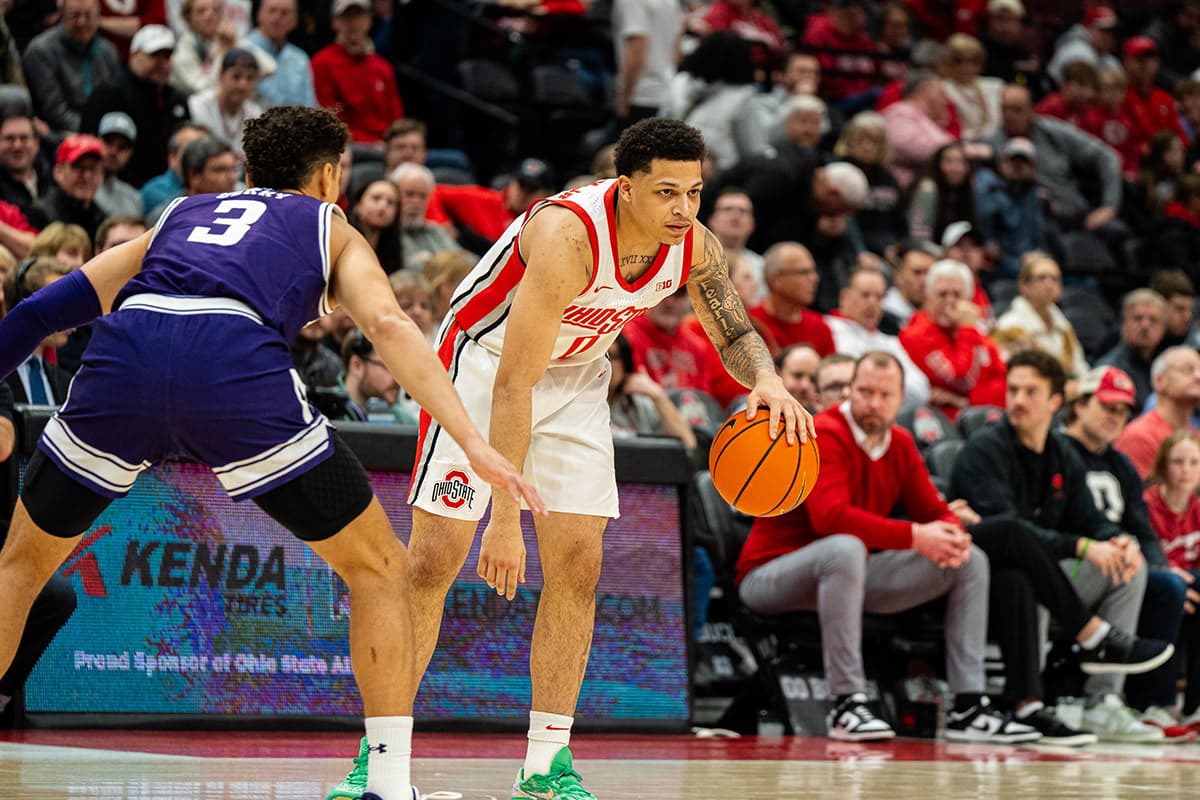 Ohio State men’s basketball against Northwestern, photograph 067 by Aden Amin