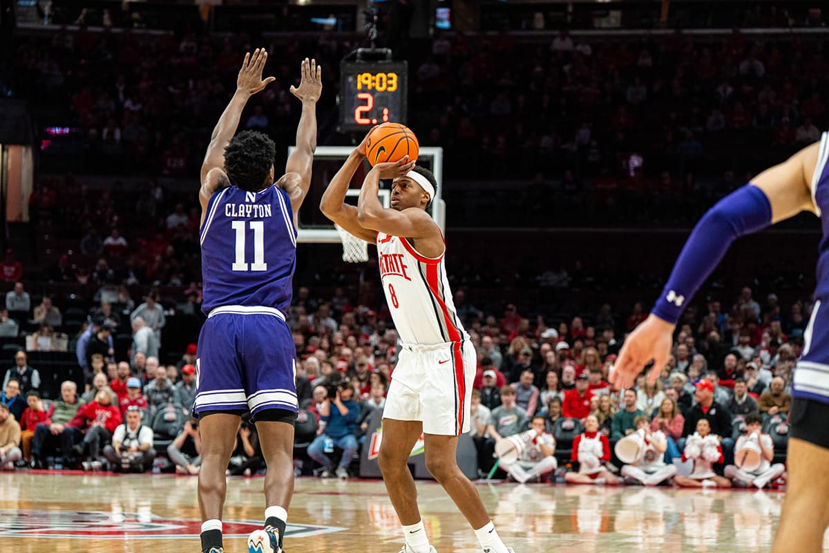 Ohio State men’s basketball against Northwestern, photograph 071 by Aden Amin