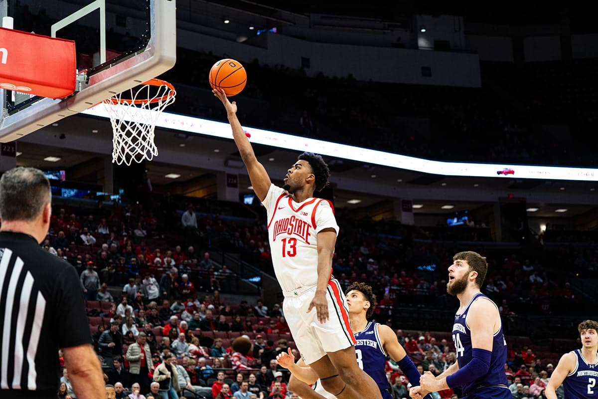 Ohio State men’s basketball against Northwestern, photograph 073 by Aden Amin