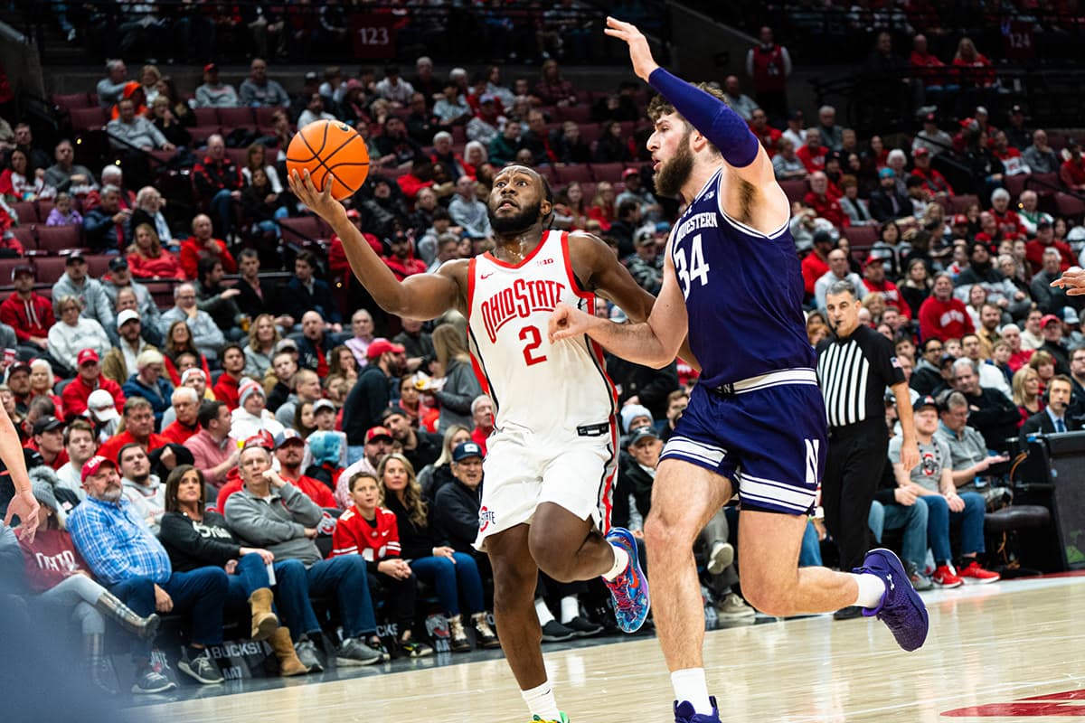 Ohio State men’s basketball against Northwestern, photograph 074 by Aden Amin